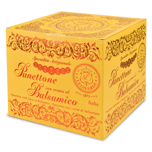 Leonardi Balsamic Panettone in Gold Box MNC-009